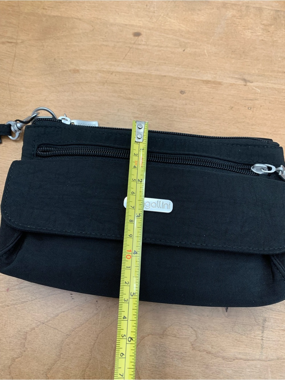 Baggallini Crossbody Black Plaza Mini Bag - Picture 9 of 11